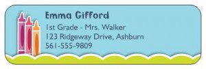 Free Back to School Label