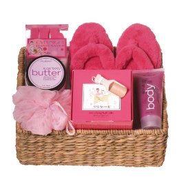 spa pampering basket