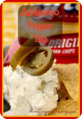 Jalapeño popper dip served at a party