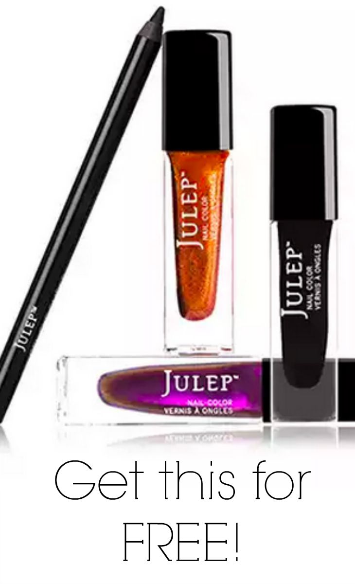 Snag some super fun nail designs with this free offer! Get three bottles of free nail polish, plus a free beauty item from Julep! 