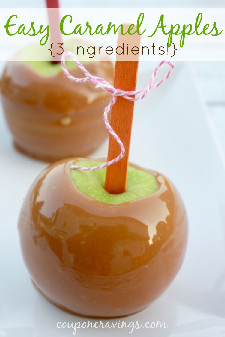 Looking for an easy caramel apples recipe to have as a fall treat? Or maybe something fun for a Halloween party This fun  and easy recipe is it! With only 3 ingredients, these take about 25 minutes to make and will be a hit at your party. Ingredients include {read more} https://couponcravings.com/easy-recipe-caramel-apples/