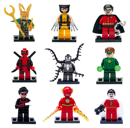 DC Universe Lego Super Hero minifigures