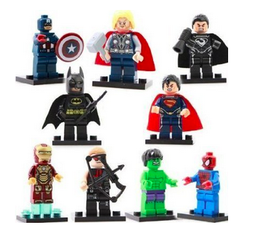 Super Heroes lego Minifigures