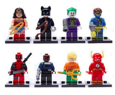 The Avengers super heroes lego minifigures