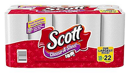 great price on scotts paper towels