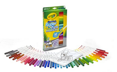 Crayola 50ct Washable Super Tips