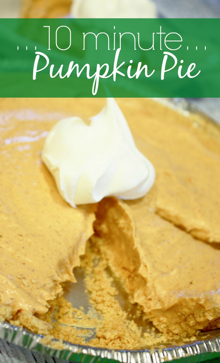 THIS is an AWESOME pumpkin recipe for fall! Use it as a pumpkin dip to dip out of the crust or eat it as a cold pumpkin pie - It was such an easy fall dessert!