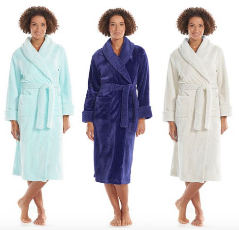 Kohl's: Pajama Sets, SONOMA Life + Style Long Plush Shawl Robes ...