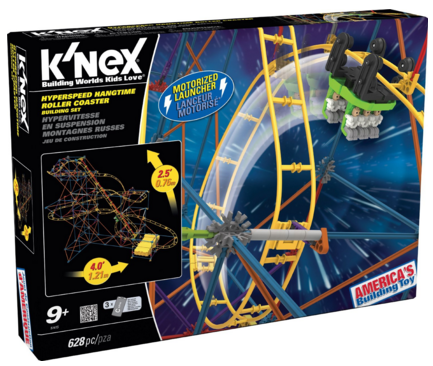 K'NEX Hyperspeed Hangtime Roller Coaster Building Set