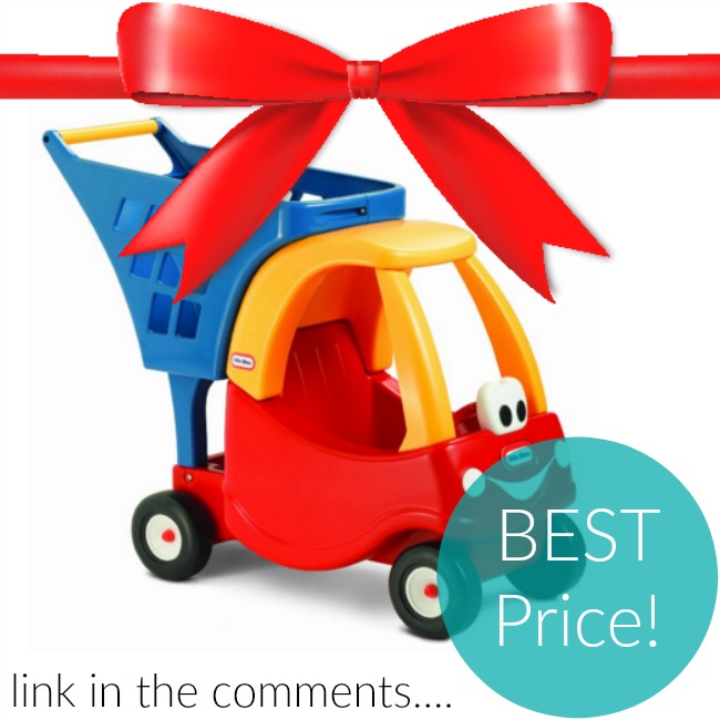 little tikes cozy coupe shopping cart red