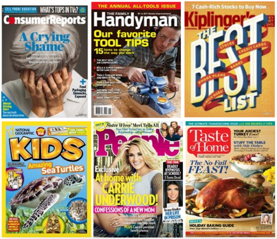 Magazine Subscriptions at RARE, Low Prices