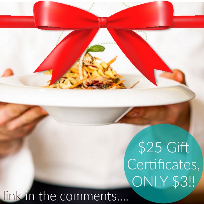 discounted gift certificates to local restaurants