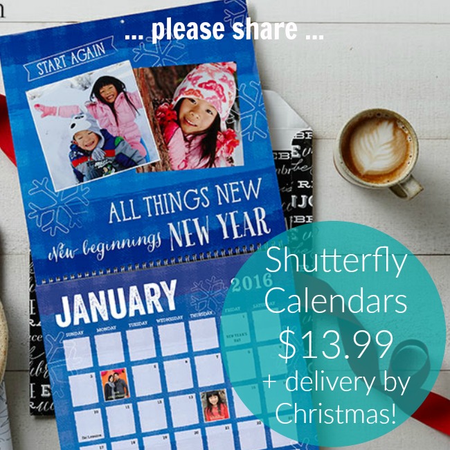 Shutterfly 8x10 Calendars Only 13.99 + Christmas Delivery Guarantee (2024)