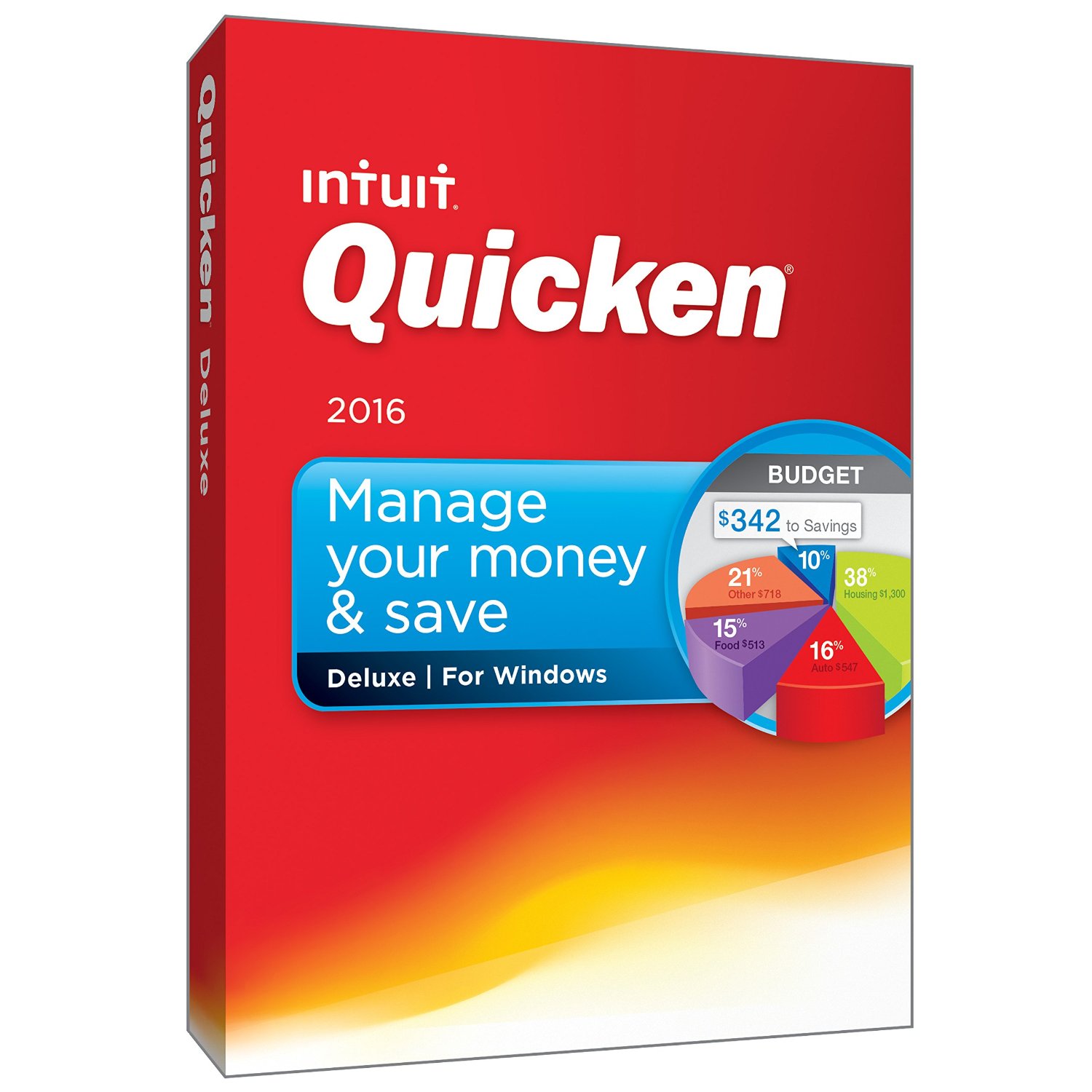 Quicken Deluxe 2016 Personal Finance & Budgeting Software