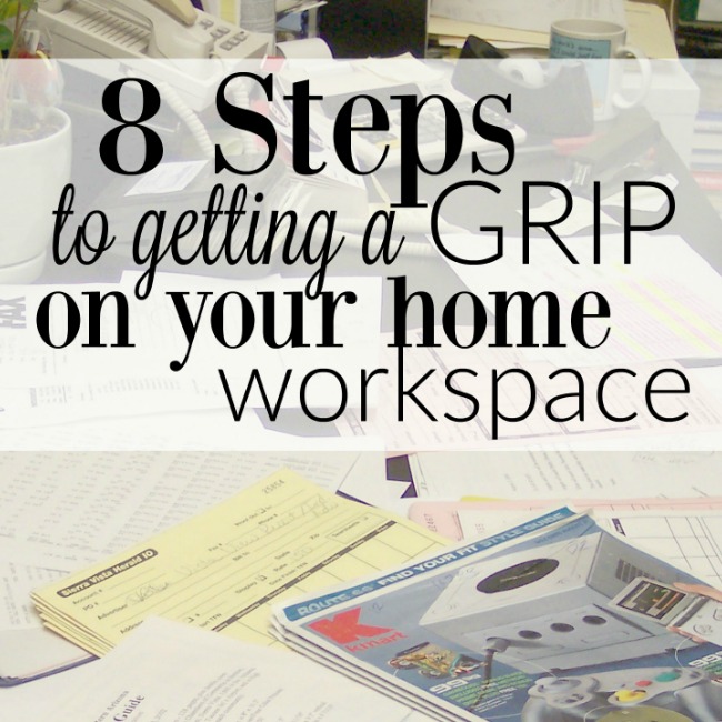 Get a grip and be more productive! Organizing your home workspace doesn't have to be a chore! Check otu this organizing workflow. https://couponcravings.com