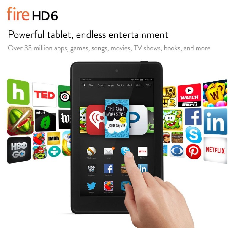 kindle fire 10 inch screen