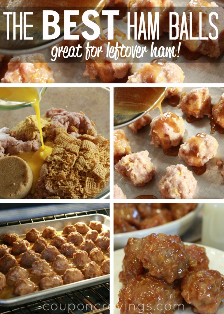 These ham balls were SOOO good! If you're on the hunt for a dinner your entire family will love or maybe leftover ham recipes - ham ball recipe, brown sugar glaze .... these will knock your socks off they are so good!