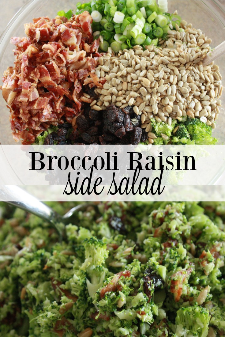 This broccoli raisin bacon salad is the BEST! Everytime I bring this to a potluck this is the first thing to go! A must-serve at brunches and a staple for grilling out too! 