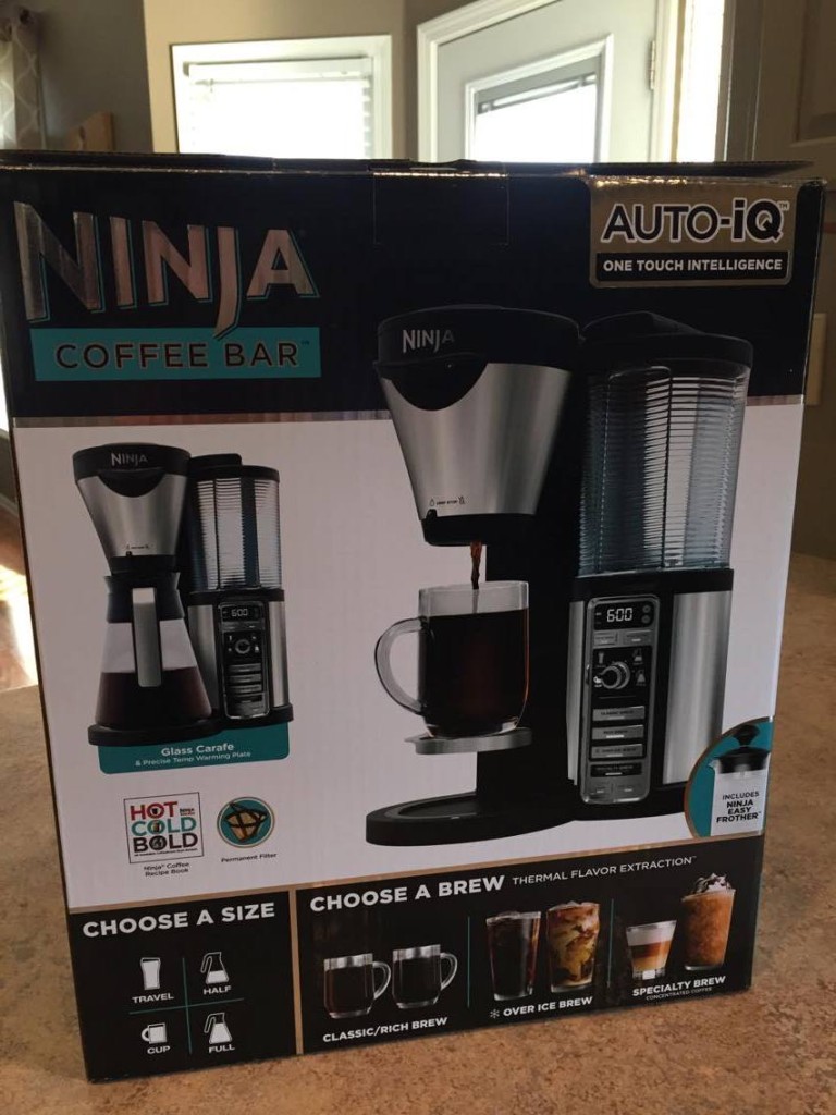 Ninja Coffee Bar Brewer with Glass Carafe and Auto-IQ One Touch