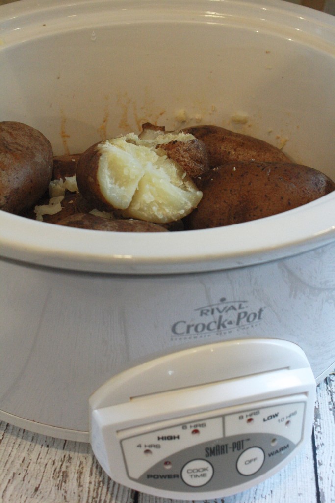 These crock pot potatoes are so simple - I LOVE doing it this way - I'll never do it another way again! 