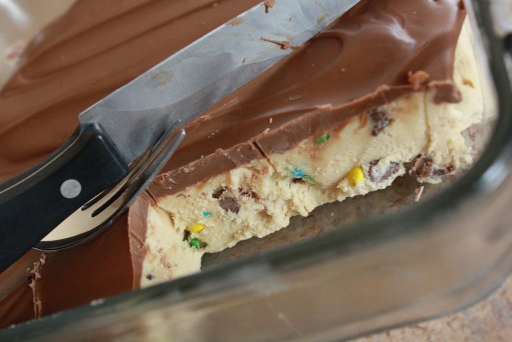 cut cookie dough bars