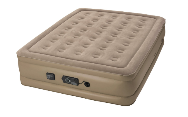 air mattress raised in middle