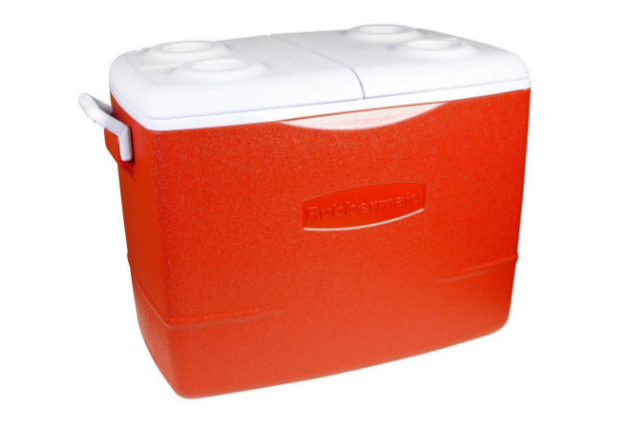 Rubbermaid 50 Qt. Insulated Modern Red Cooler