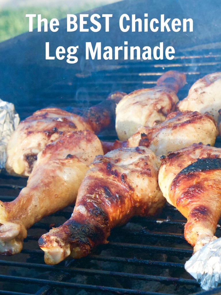 On the hunt for chicken drumstick recipes? If you want to grill chicken wings, or are wondering how to grill chicken legs, this chicken marinade for the grill is for you! Pin it now!