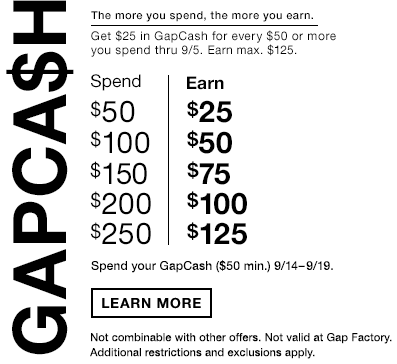 gap cash
