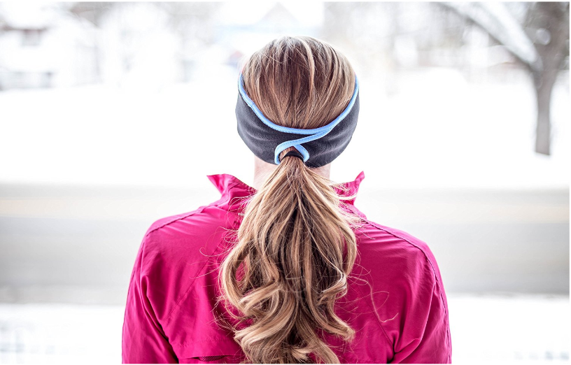 outdoor-fleece-headbands-with-a-ponytail-hole