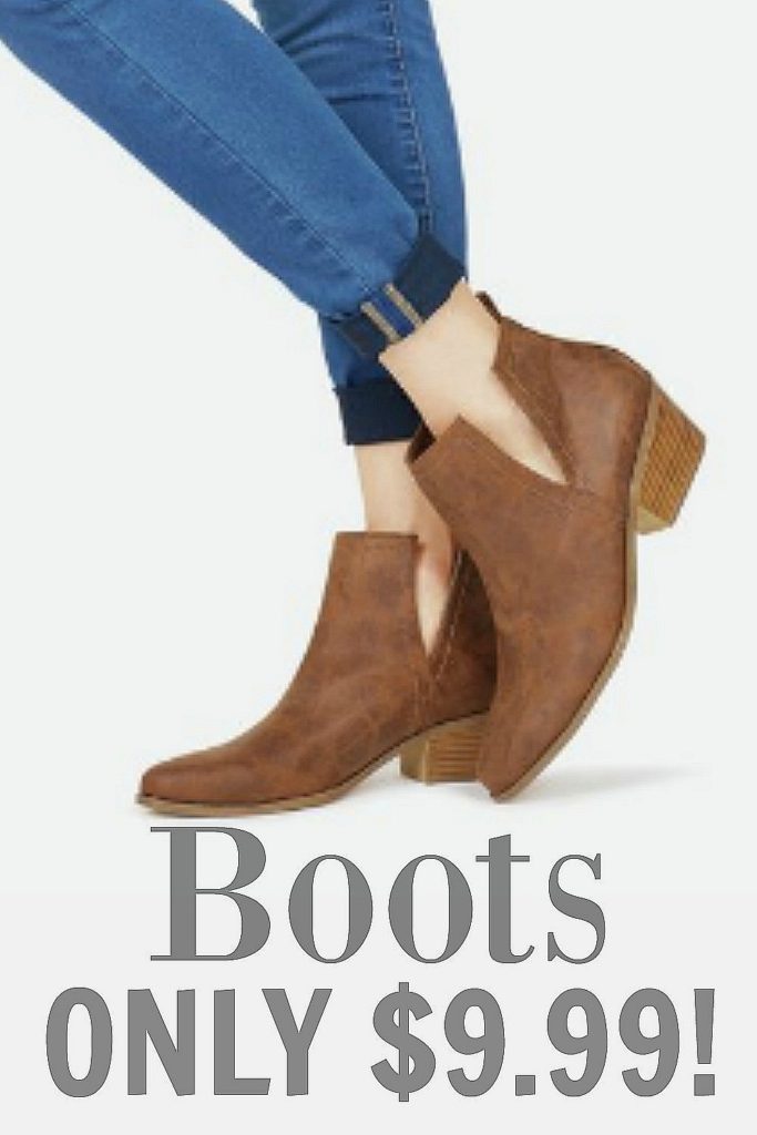 Looking for boots for fall? Tall fashion, Short boots fashion... whichever boot looks you're going for, get them for $10 - I got THIS pair and I LOVE them! 