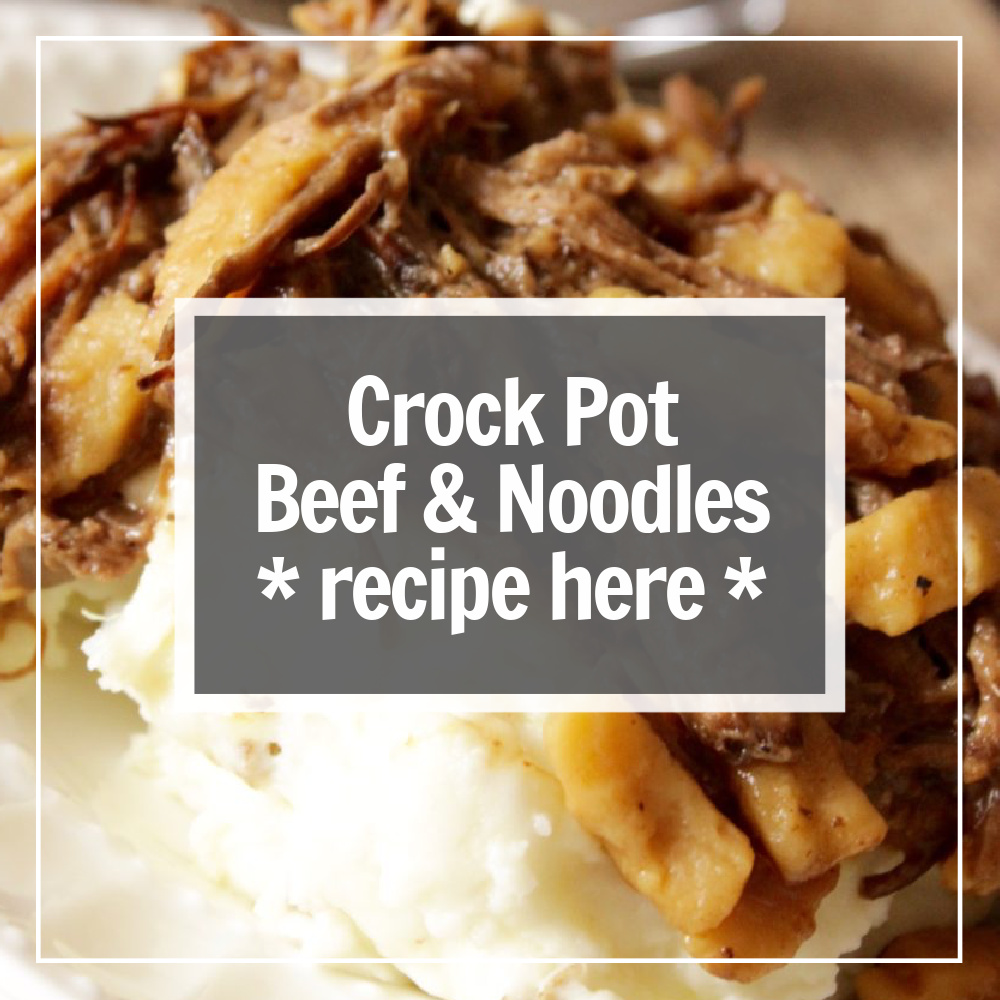 crockpot beef and noodles