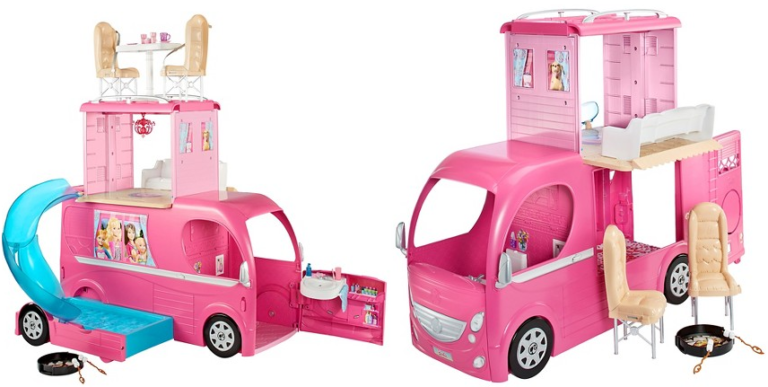 barbie pop up camper