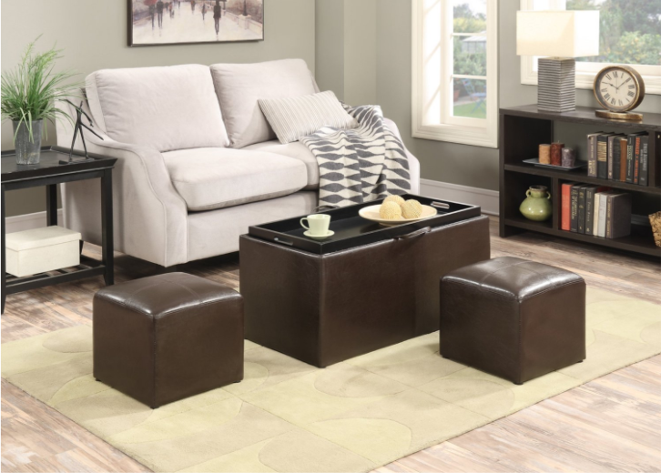 leather-storage-bench-with-2-side-ottomans