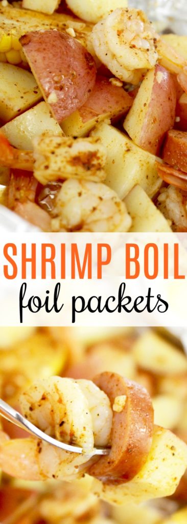 These shrimp boil foil packets, ovens can even be used! Or, throw them on the grill! 