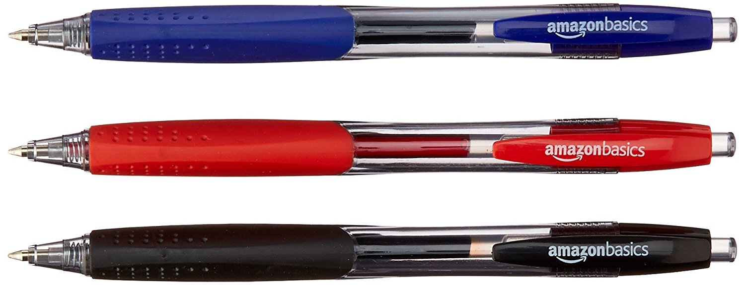 Great Price For 50ct. AmazonBasics Retractable Gel Pens