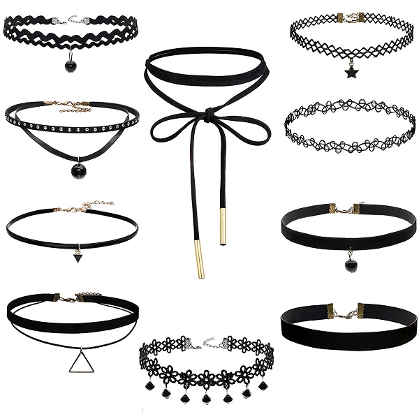 Black Velvet Choker Necklaces