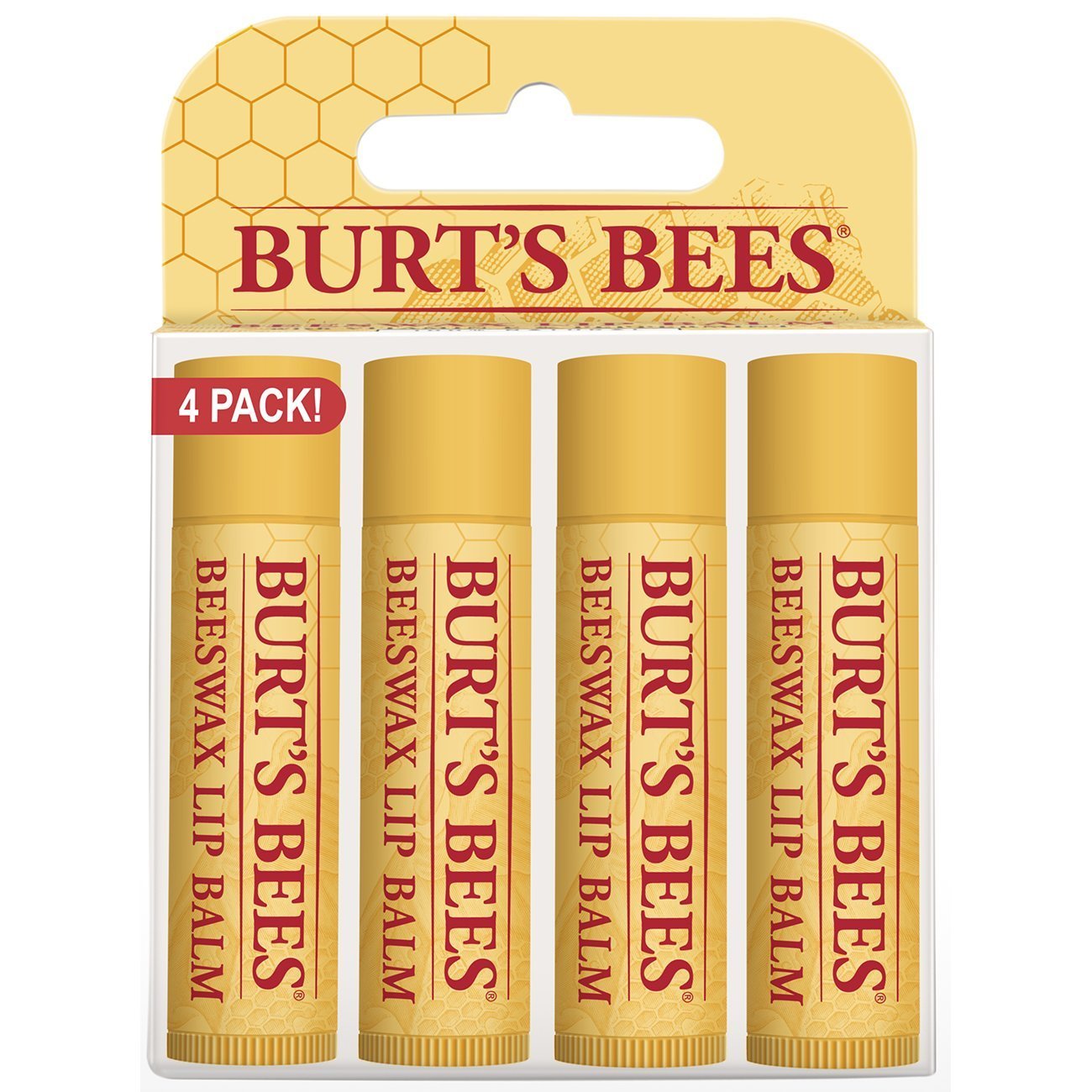 Great Price On 4 Tubes Burt's Bees Lip Balm