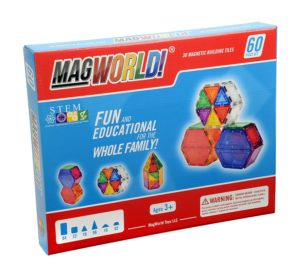 MagWorld 60 Piece Magnetic Construction Set