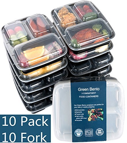 Meal Prep Containers with Sporks