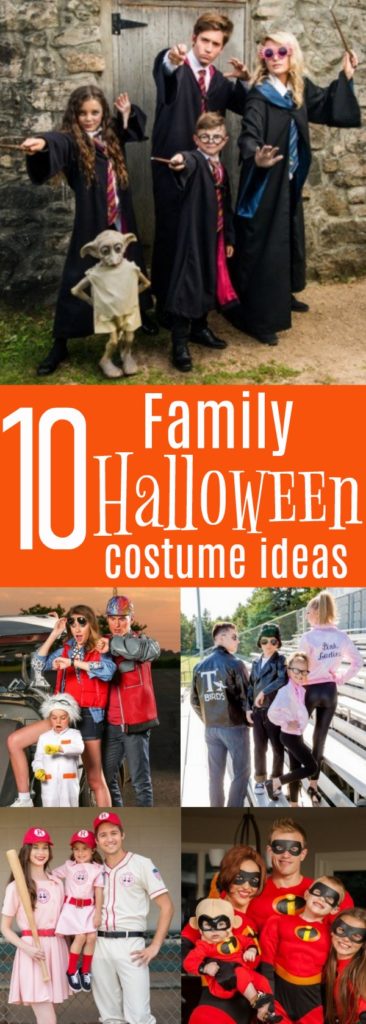 Looking for family halloween costumes ideas? These are SO neat! #ad