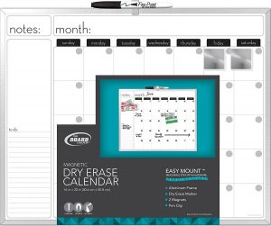 Magnetic Dry-Erase Calendar