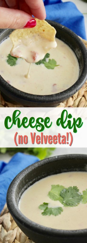 This queso dip - crockpot easy recipe is so good! #appetizers #quesoblanco #quesocheese