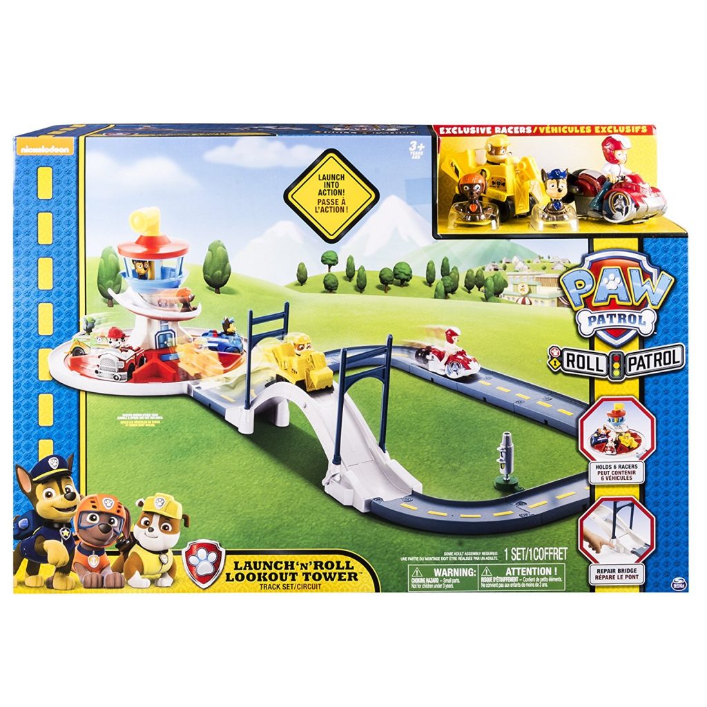 paw patrol tower with track
