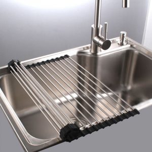 Roll Up Stainless Steel Dish Drying Rack