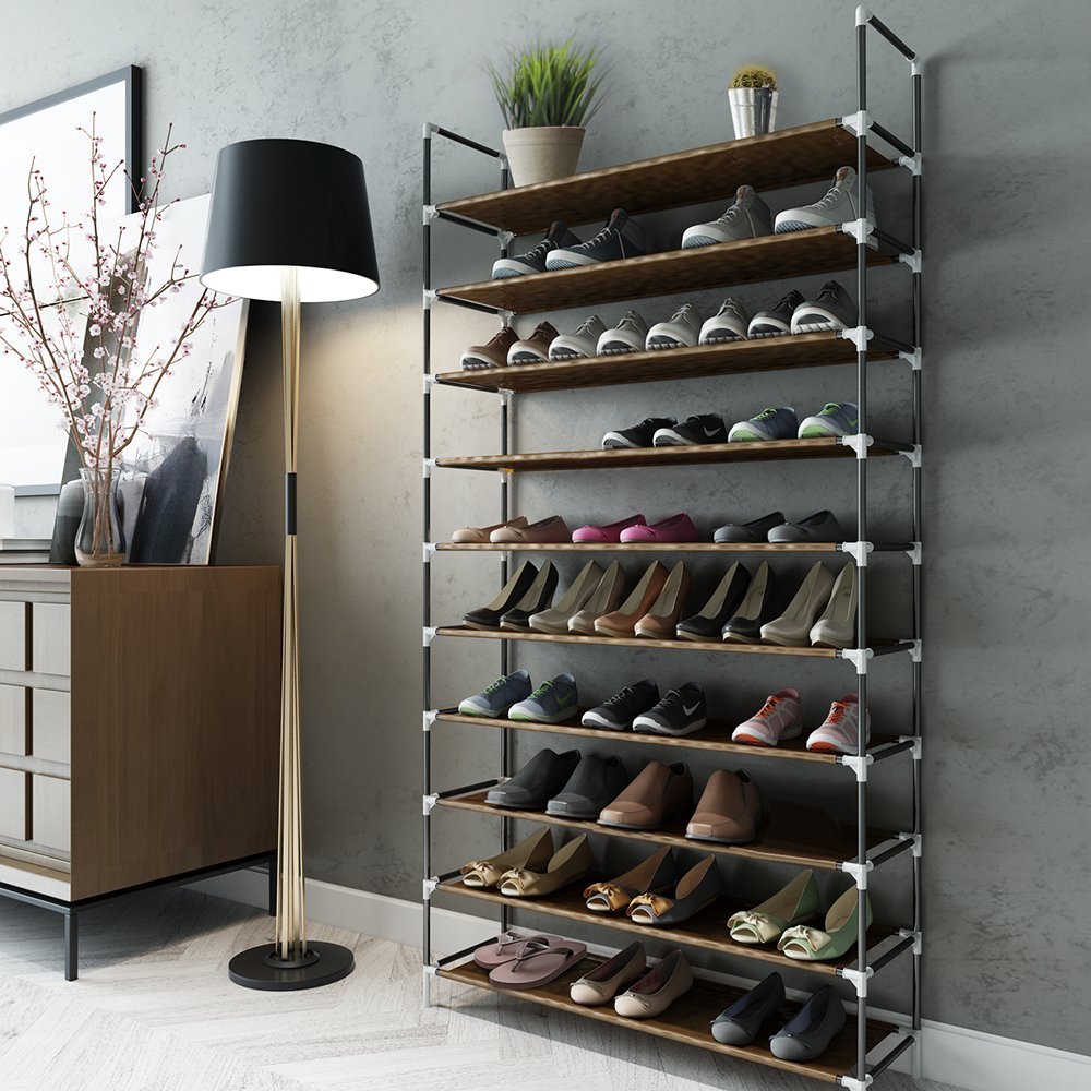 Sable 10 Tiers 50 Pairs Shoe Rack At 45 Off