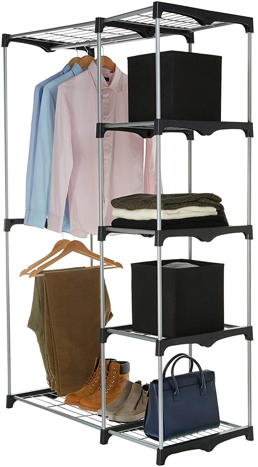 AmazonBasics Double Rod Freestanding Closet $26.87 (reg ...