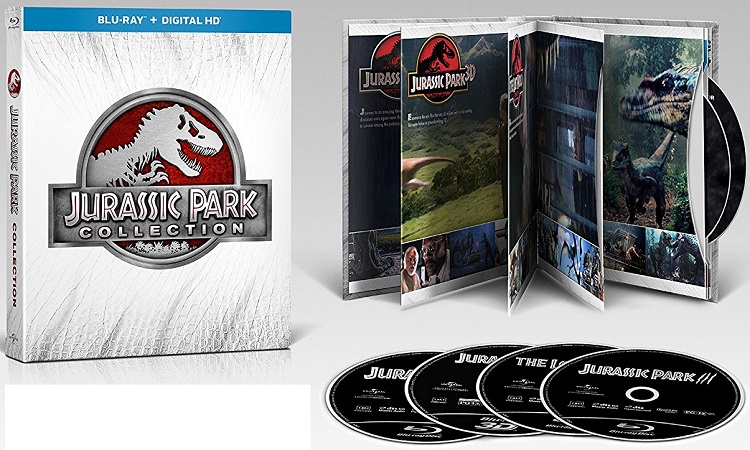 Jurassic Park Collection 3D + Blu-ray Box Set