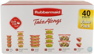 Rubbermaid TakeAlongs 40-Piece Food Storage Containers Set