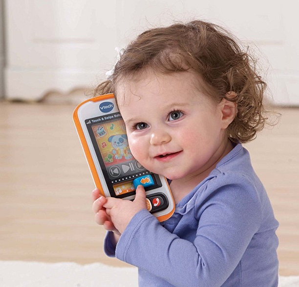 VTech Touch and Swipe Baby Phone, Blue